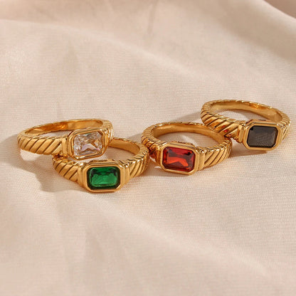 Zarter Zirkonia-Ring