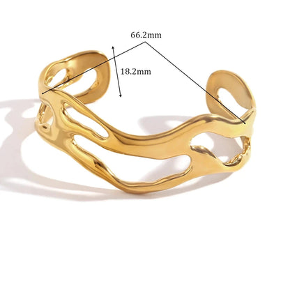 Elegantes Armband mit Abstrakter Wellenform